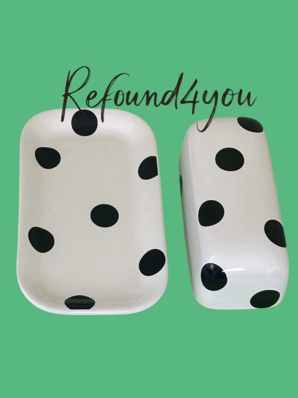 kate spade - ‘Lenox Deco Dot Butter Dish’ NWT